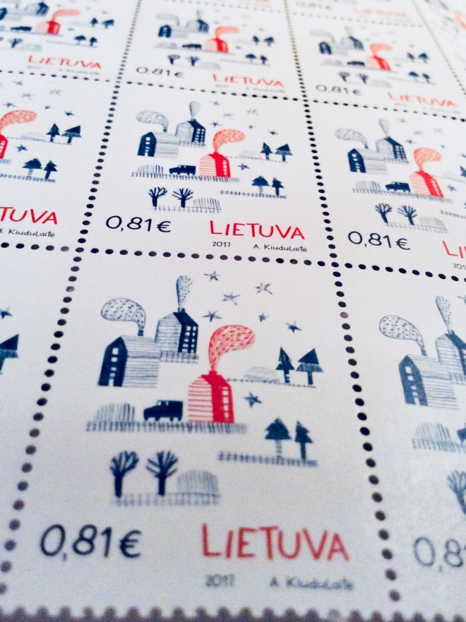 Fragrant stamps from Lithuania | photo by BonjourPerfume